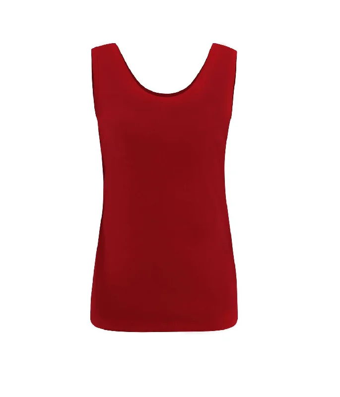 Basic Tank Top In Red