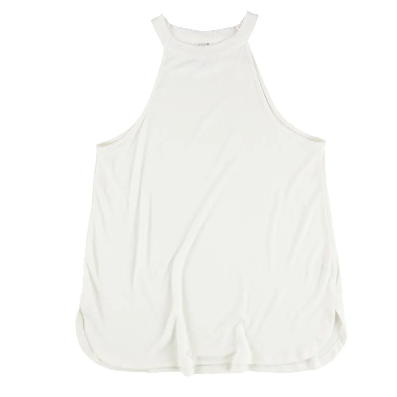 G & F Womens Mori Racerback Tank Top, White, Small