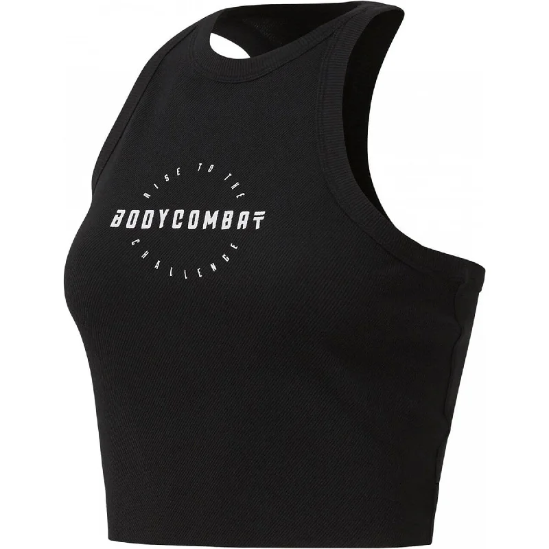 Reebok Womens Rise To The Challenge Tank Top, Black, Large