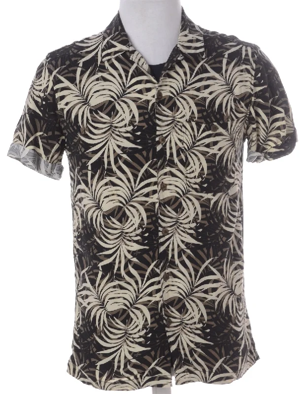 Label Harvey Roll Sleeve Hawaiian Shirt