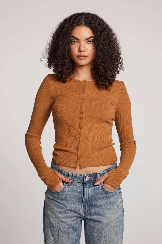 Laurel Coco Brown Cardigan